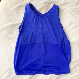 Nike jersey with dri-fit sports bra